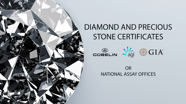 What information to look for in a certificate of a Diamond or other precious stones.