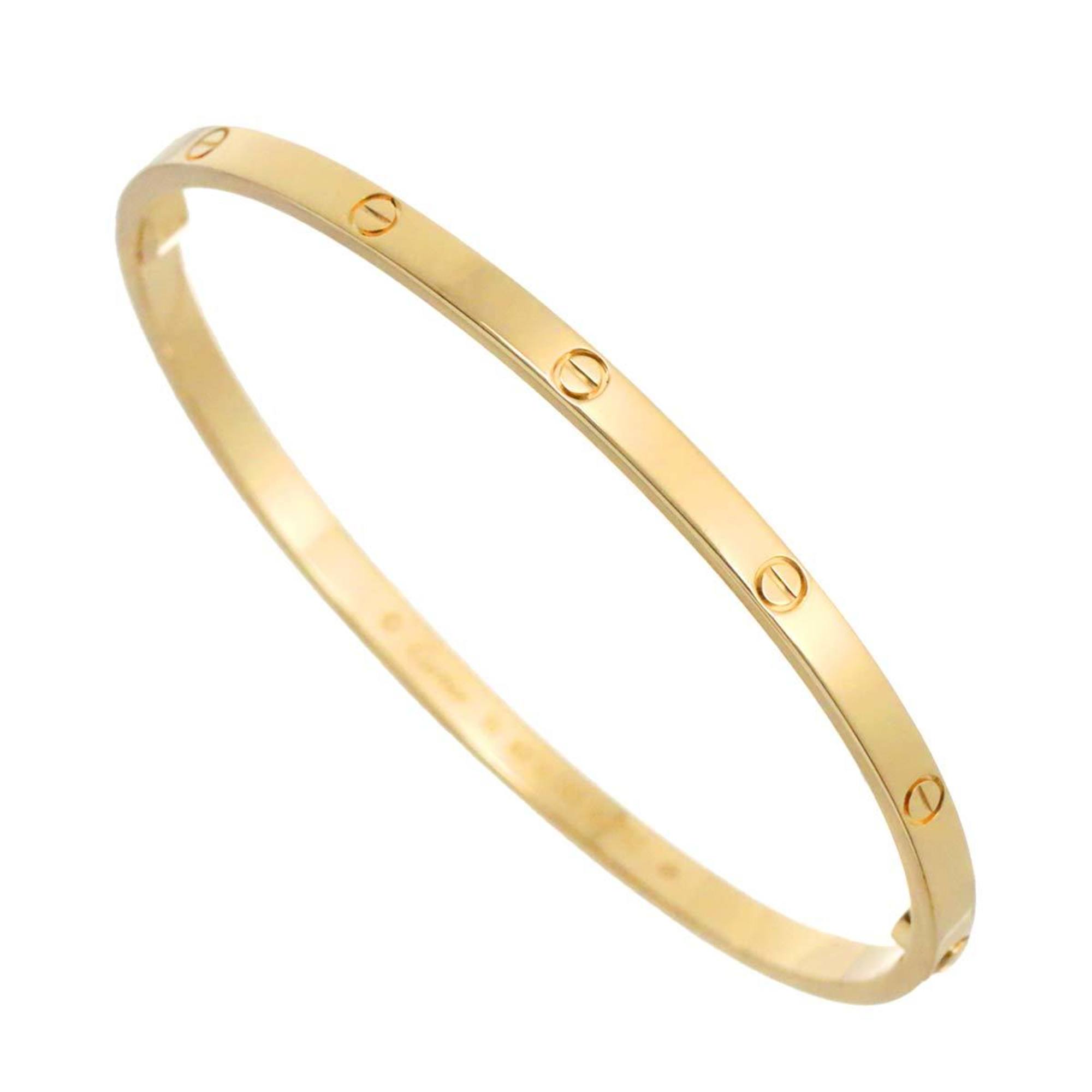 Pre-owned Cartier LOVE bracelet the medium model in 18K yellow gold with the box and receipt