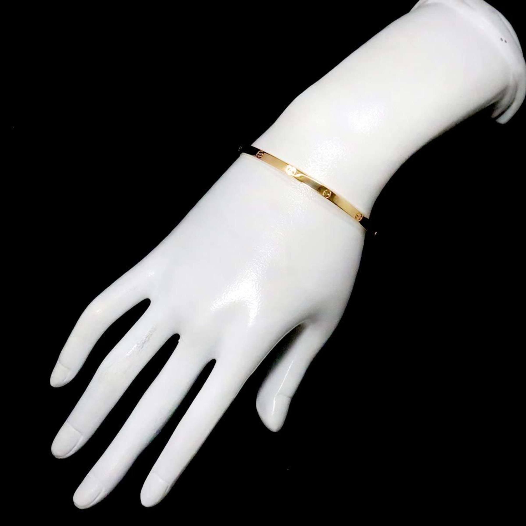 Pre-owned Cartier LOVE bracelet the medium model in 18K yellow gold with the box and receipt