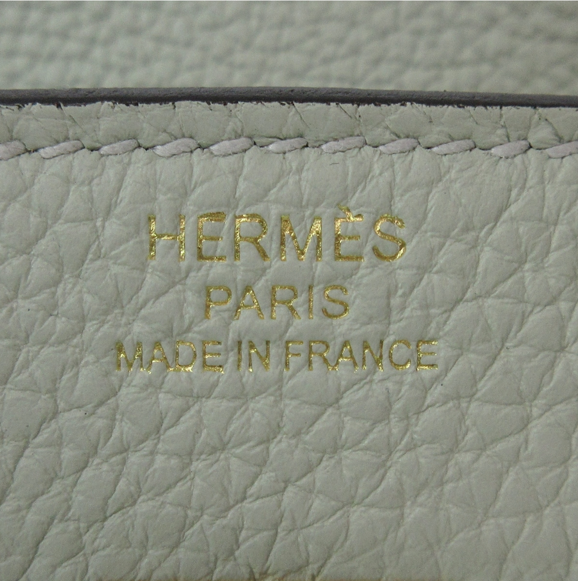 Hermes Gris Neve Togo Birkin 25 Gold Hardware