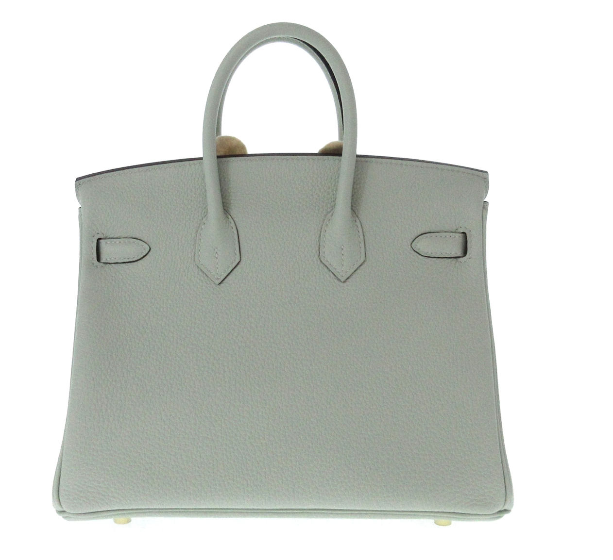 Hermes Gris Neve Togo Birkin 25 Gold Hardware