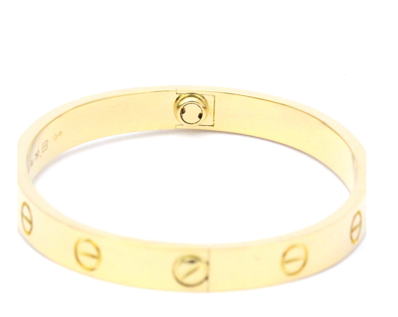 Pulsera Cartier LOVE en oro amarillo de 18 quilates con destornillador