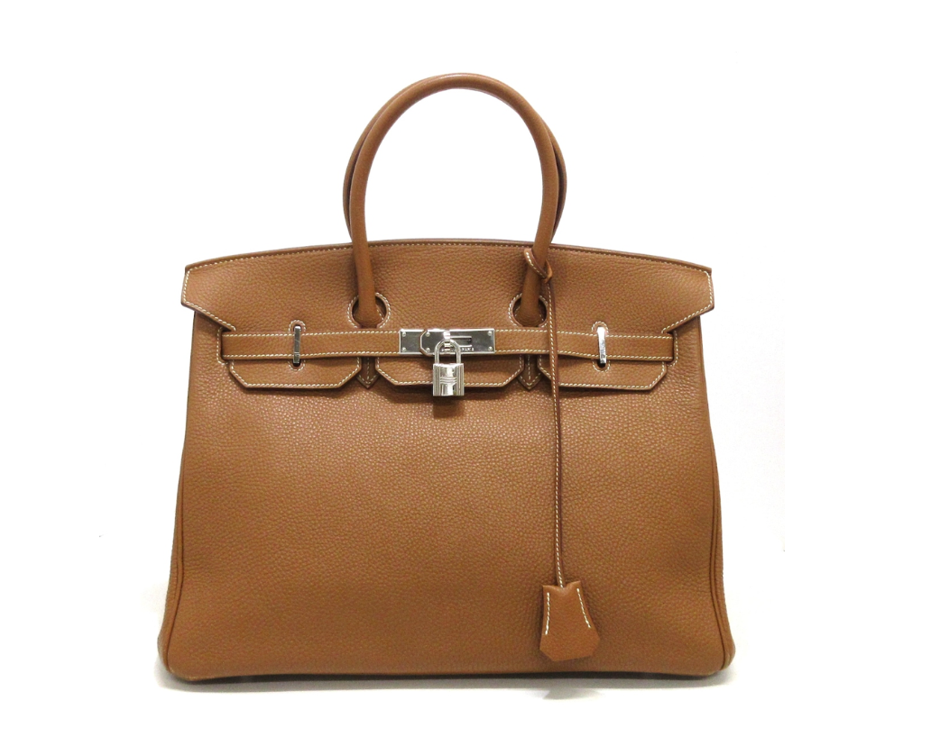 Hermés Birkin 35cm Gold Togo leather with palladium hardware