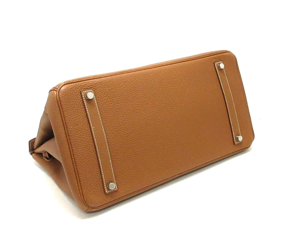 Hermés Birkin 35cm Gold Togo leather with palladium hardware