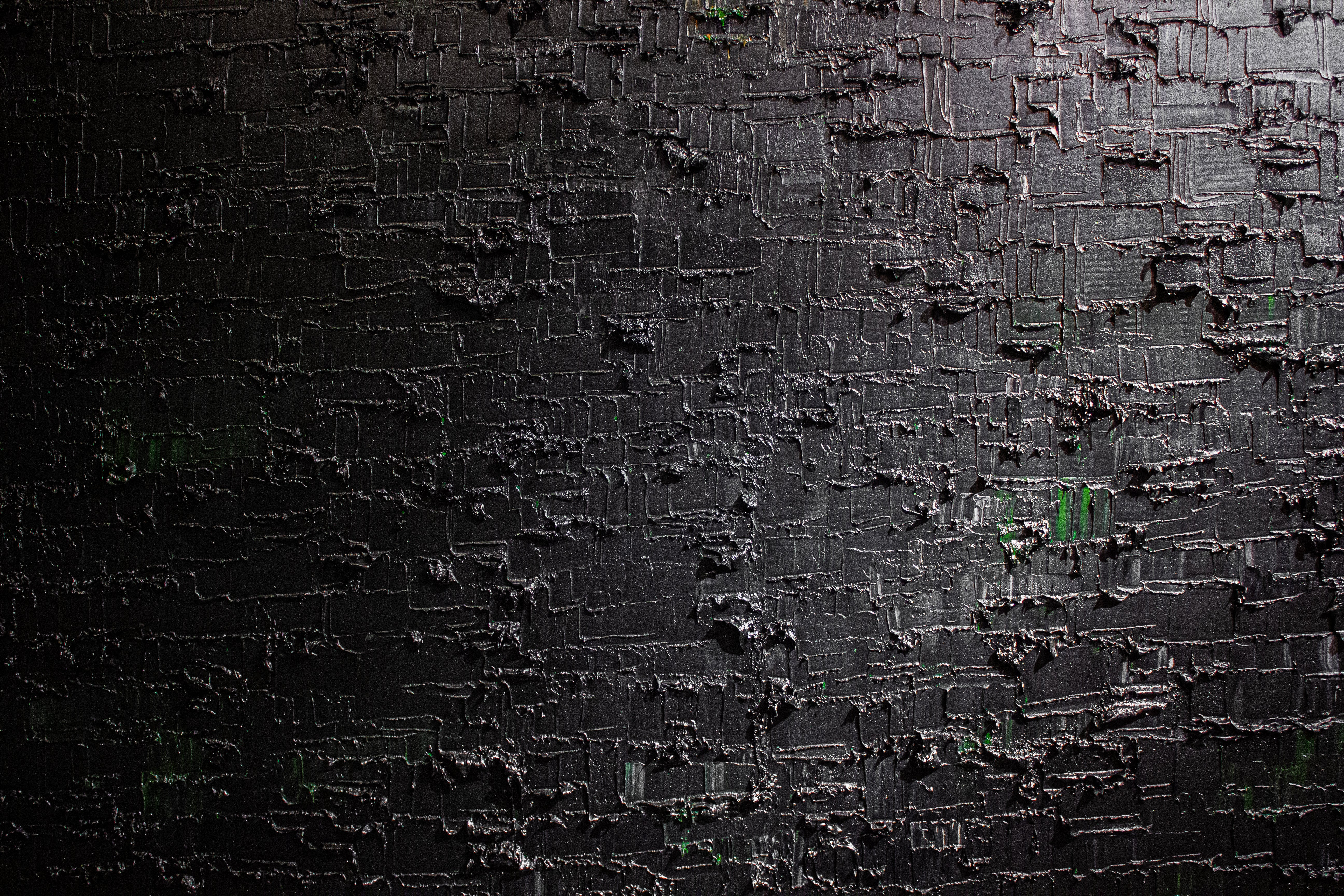 "Nero averia" oil on canvas by Ieva Bondare