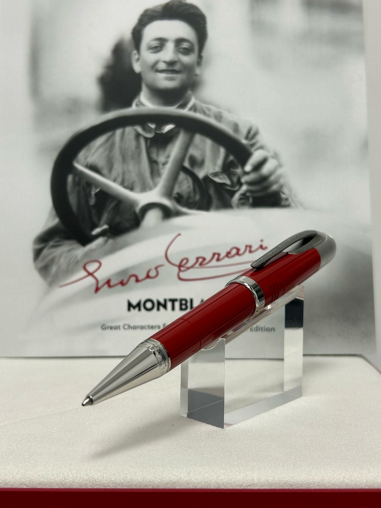 Full set GREAT CHARACTERS ENZO FERRARI SPECIAL EDITION ROLLERBALL pen