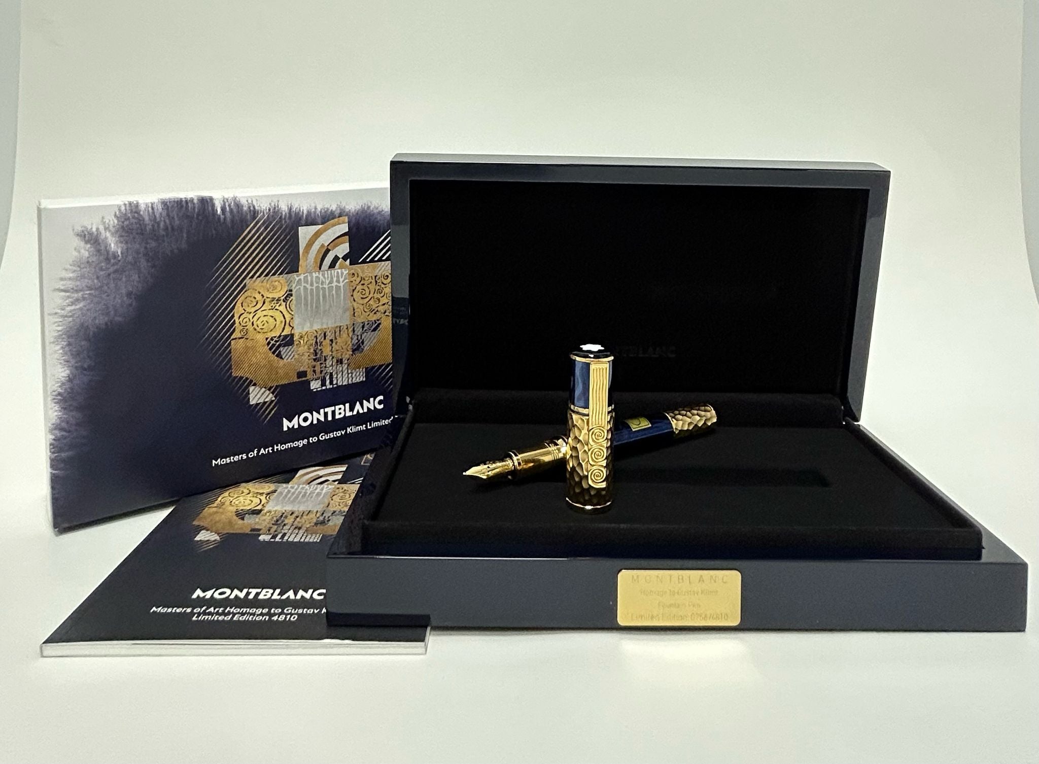 Full set MASTERS OF ART HOMAGE TO GUSTAV KLIMT LIMITED EDITION 4810 FOUNTAIN PEN M