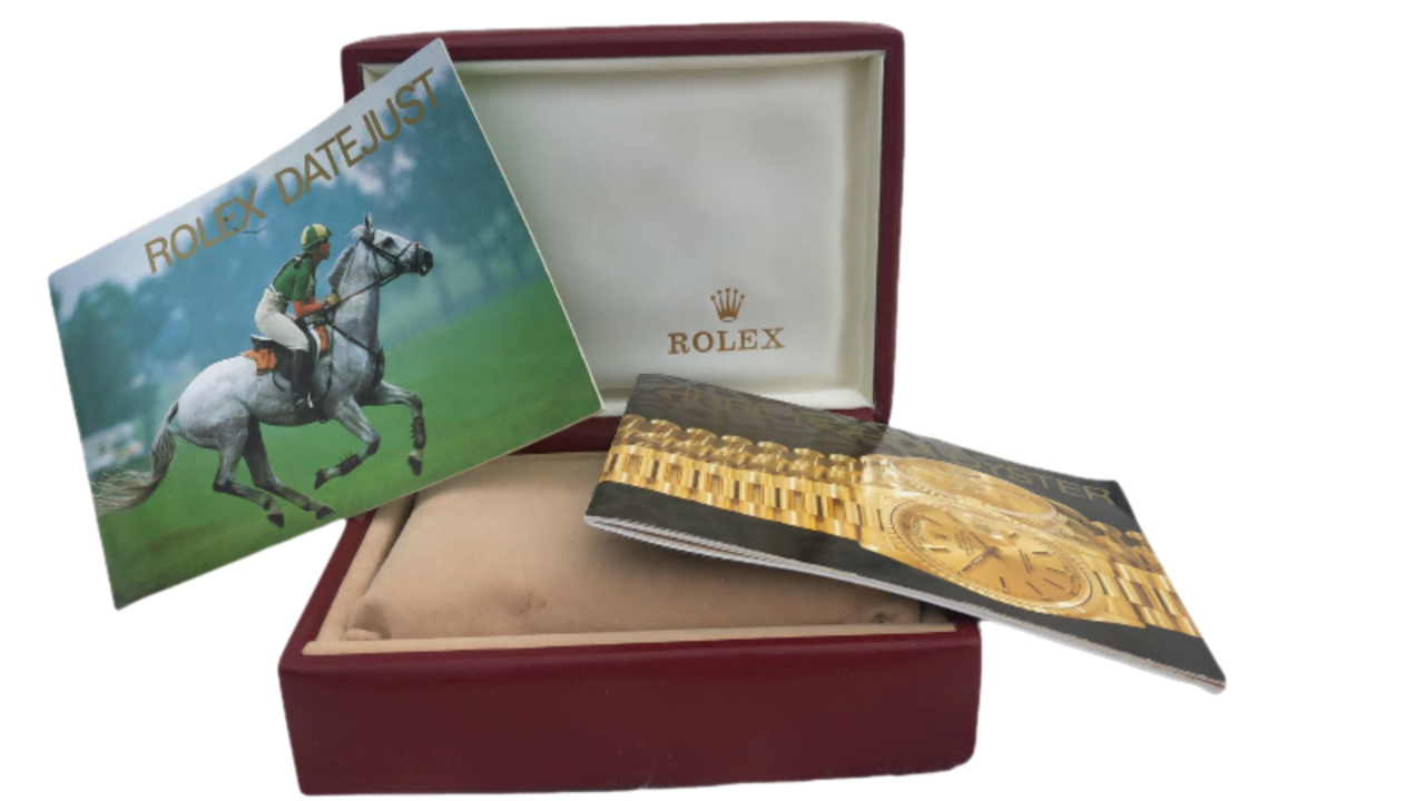 Full set Vintage Stainless steel & Yellow Gold Rolex Datejust with a jubilee bracelet