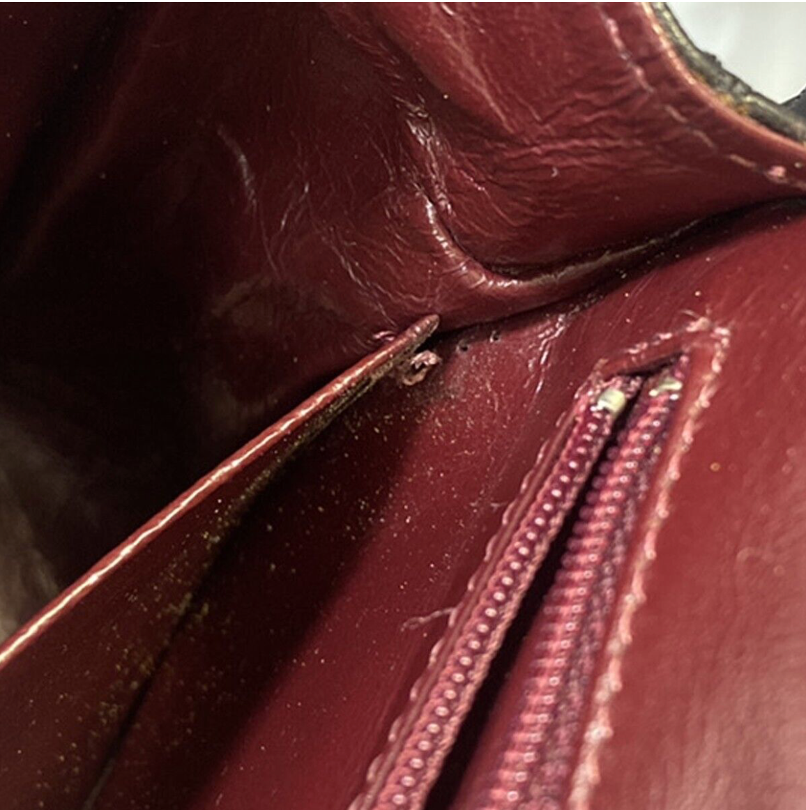 Vintage CHANEL double flap handbag with two tone clasp in full set