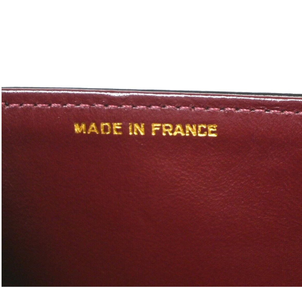 Vintage CHANEL double flap handbag with two tone clasp in full set