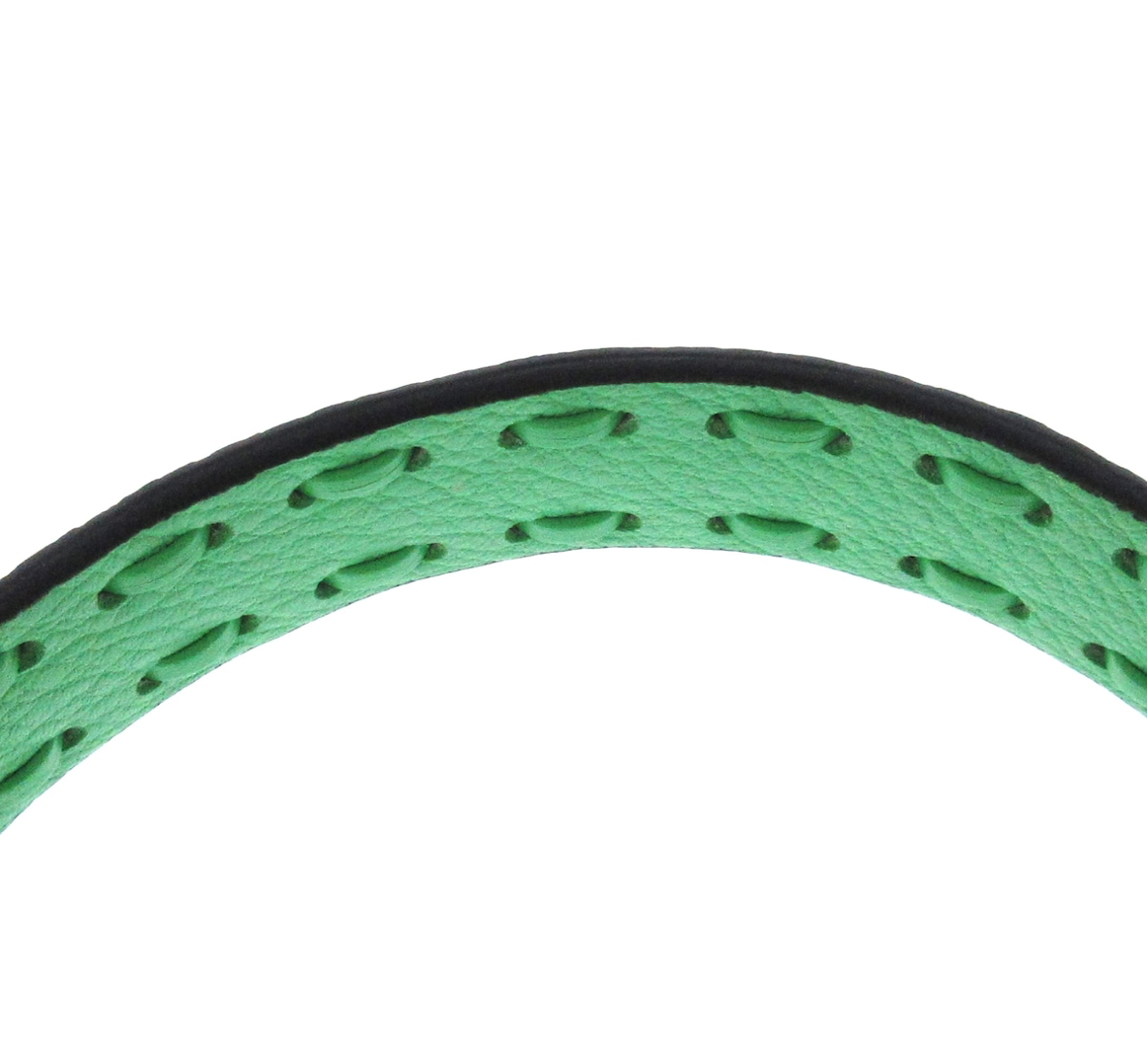 FENDI PEEKABOO SELLERIA in green colour accompanied with a long strap