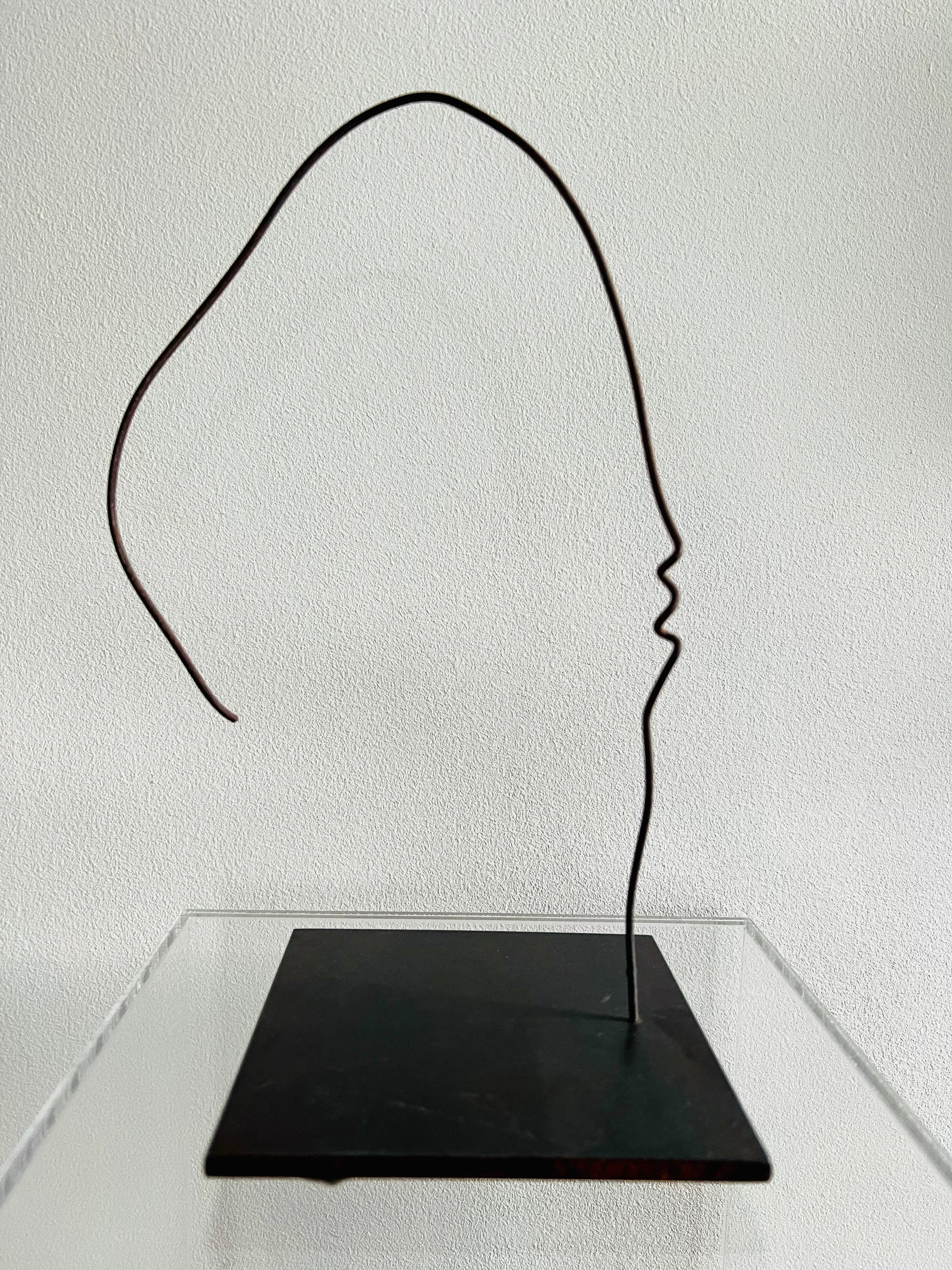 A Metal sculpture "Untitled" (Bez nosaukuma) by Ieva Bondare