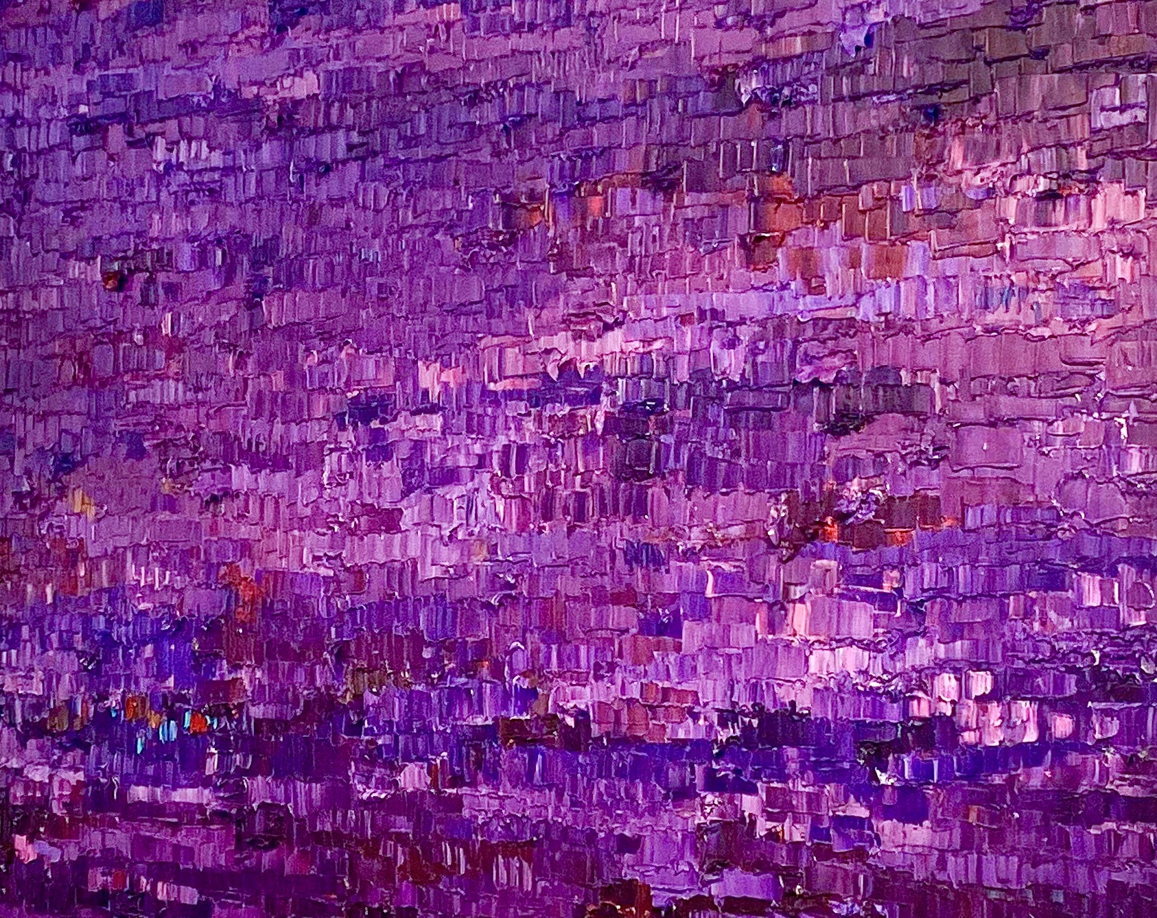 "Violetto" oil on canvas by Ieva Bondare