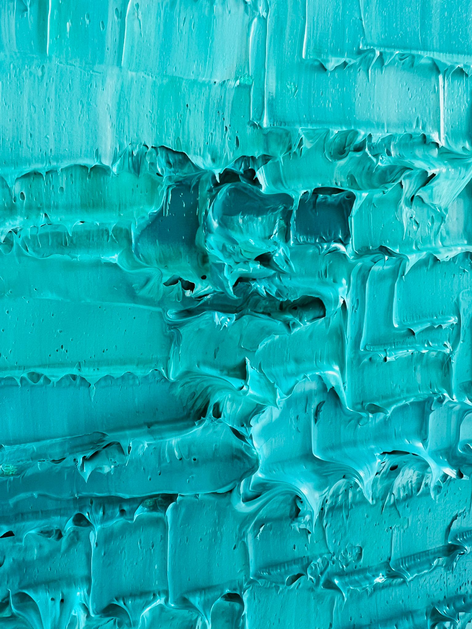 "Viridian" oil on canvas by Ieva Bondare