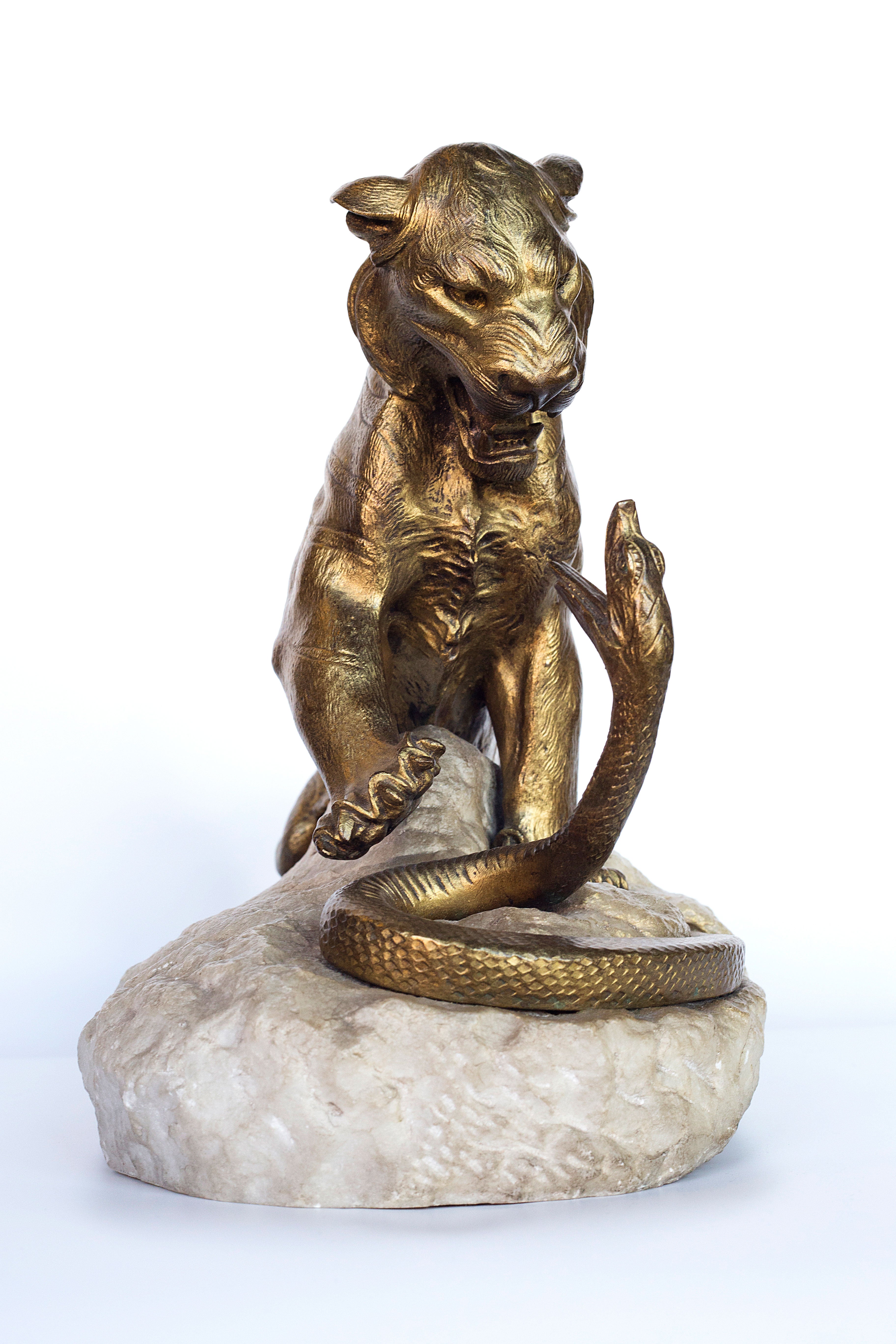 Escultura de bronce Art Déco de Robert Bousquet