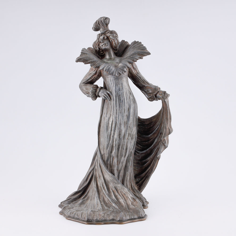Antique figure of an Art Nouveau dancer