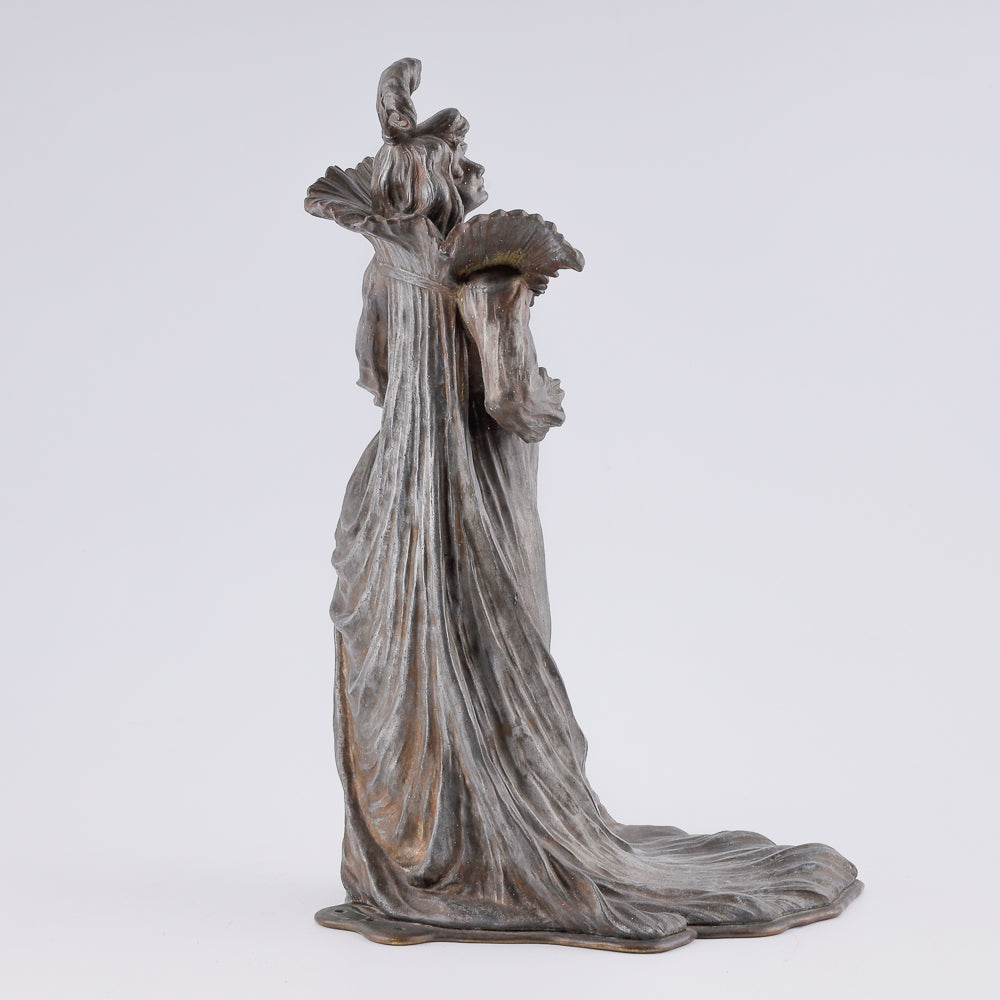 Antique figure of an Art Nouveau dancer