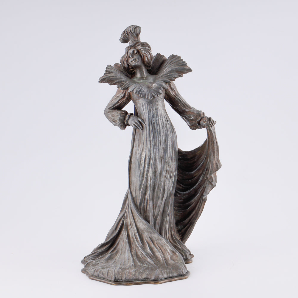 Antique figure of an Art Nouveau dancer