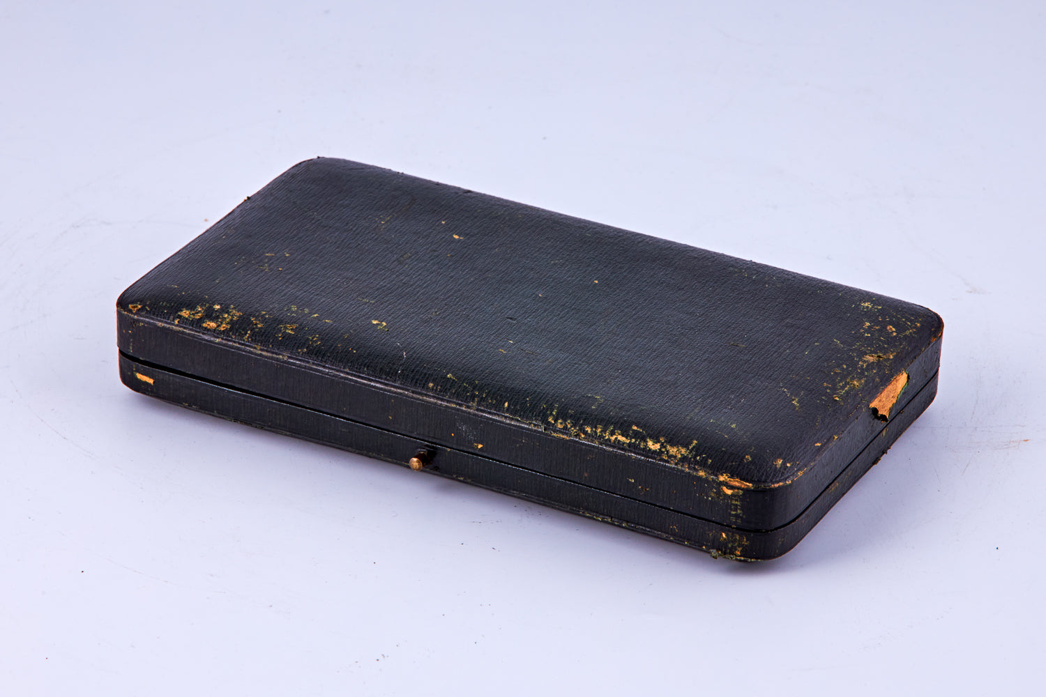 Par de bandejas de caviar plateadas antiguas en caja original de Wales & Mcculloch