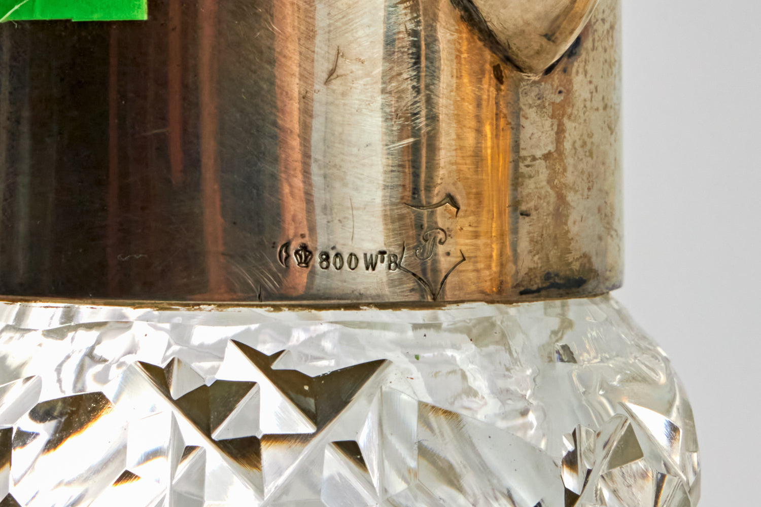 Decantador Jarra Carlet plata y cristal
