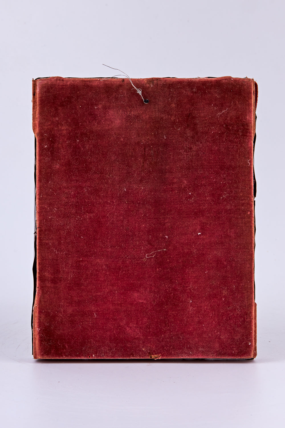 Antique hand-painted tempera icon on birch wood portrays Nicholas the Wonderworker