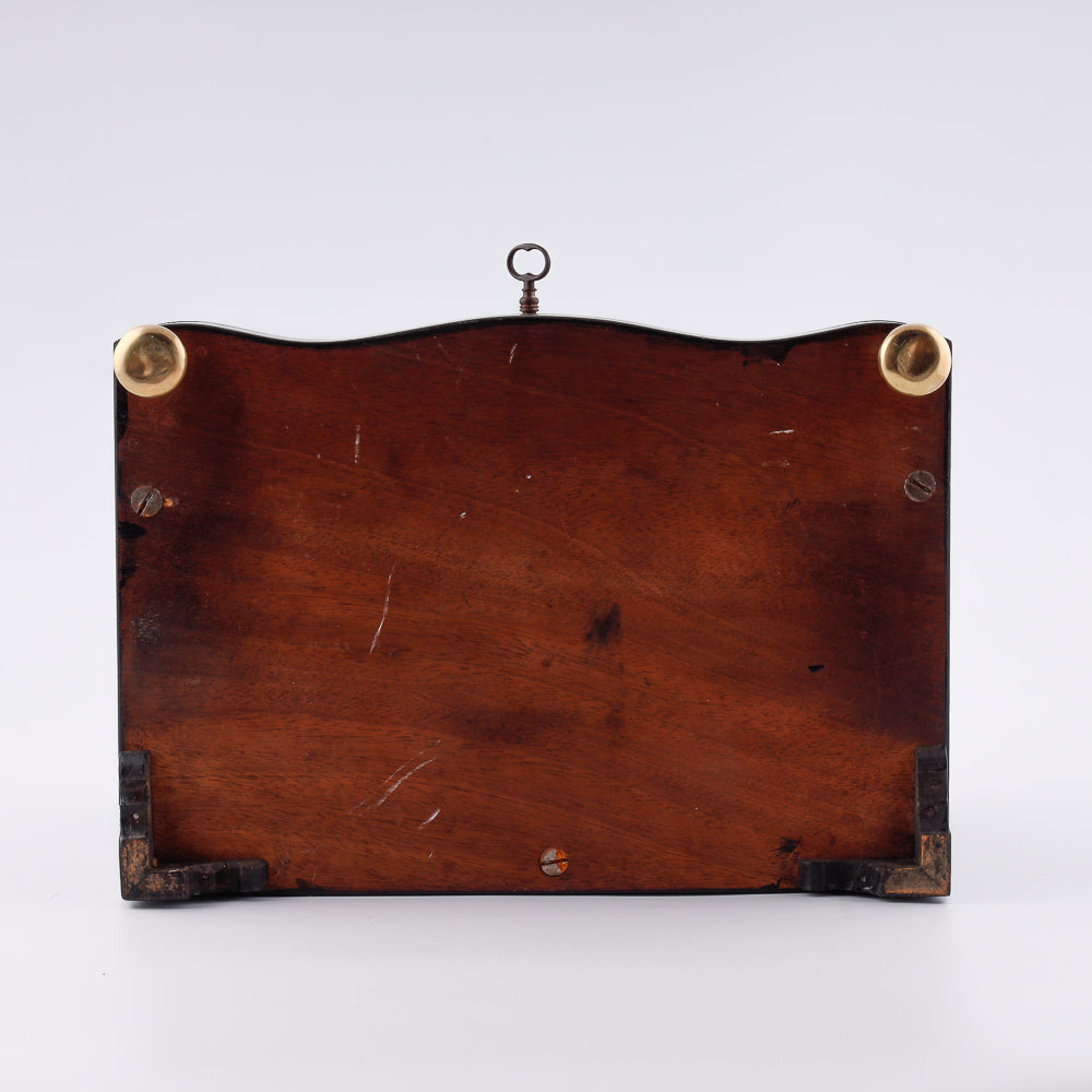 Mid 19th century Napoleon III Boulle cigar humidor executed in marquetry technique