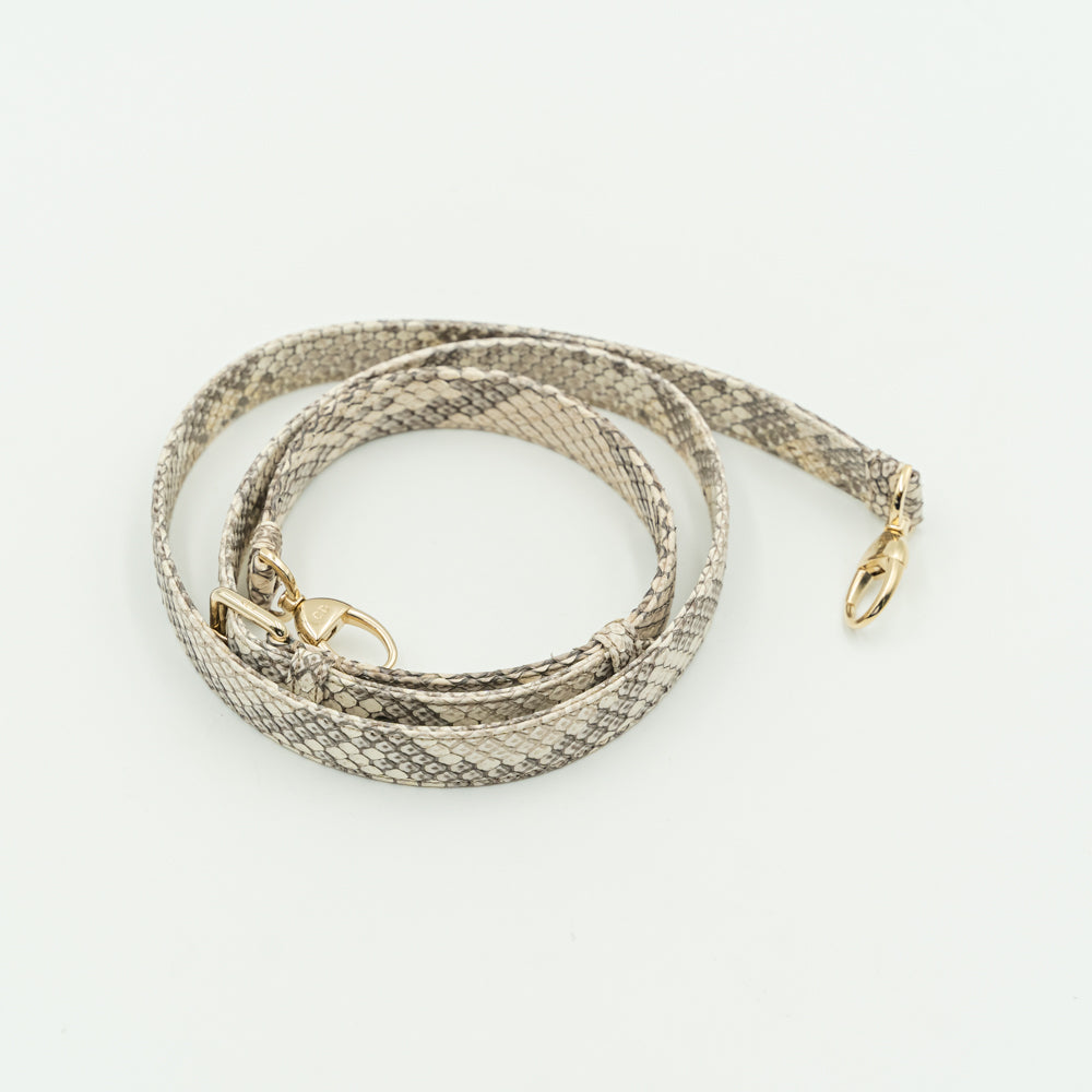 Medium size Lady Dior Metallic Gold/Brown Python skin Lady Dior Tote