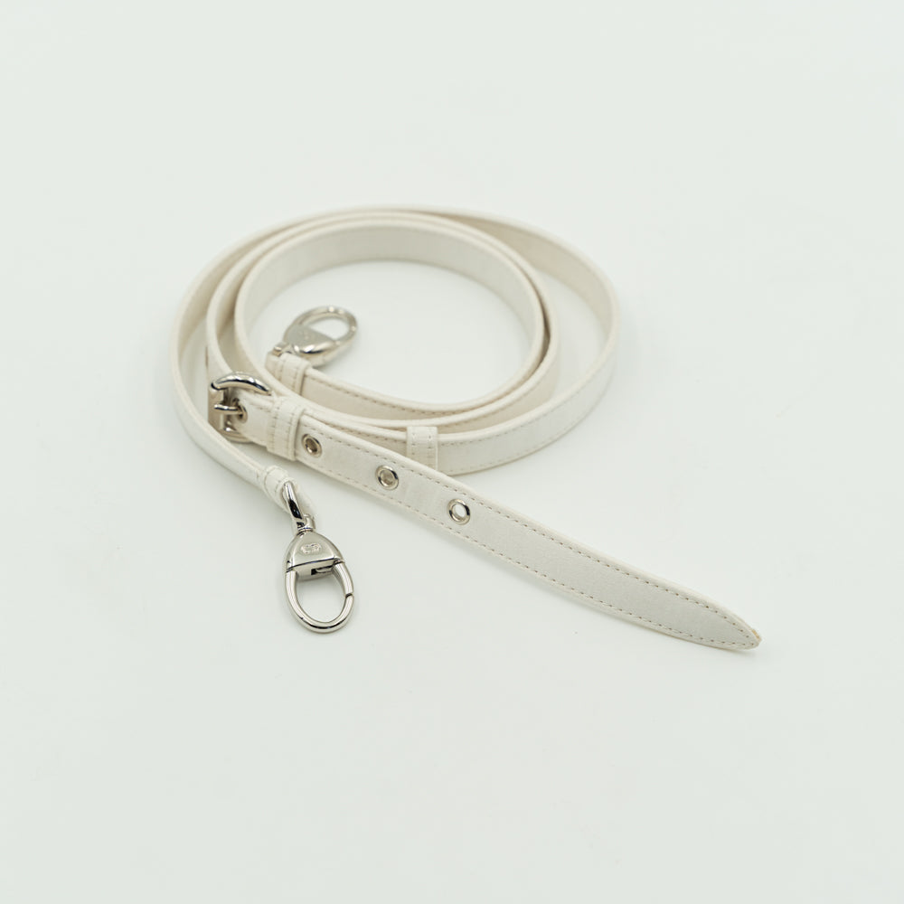 Lady Dior White & Multicolour Flower Embellished Mini Handbag