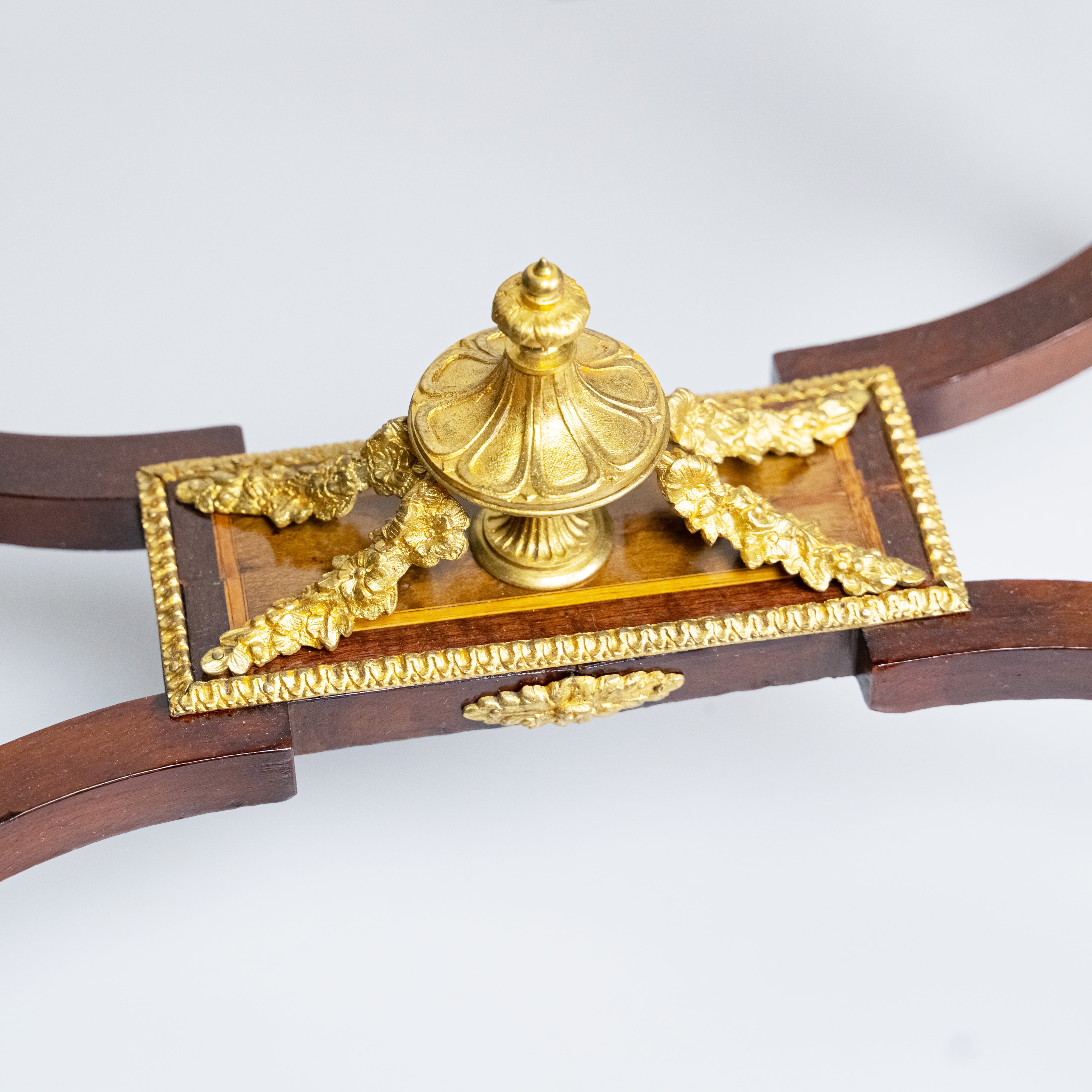 Antique 19th century Ladies' toilets table in marquetry technique