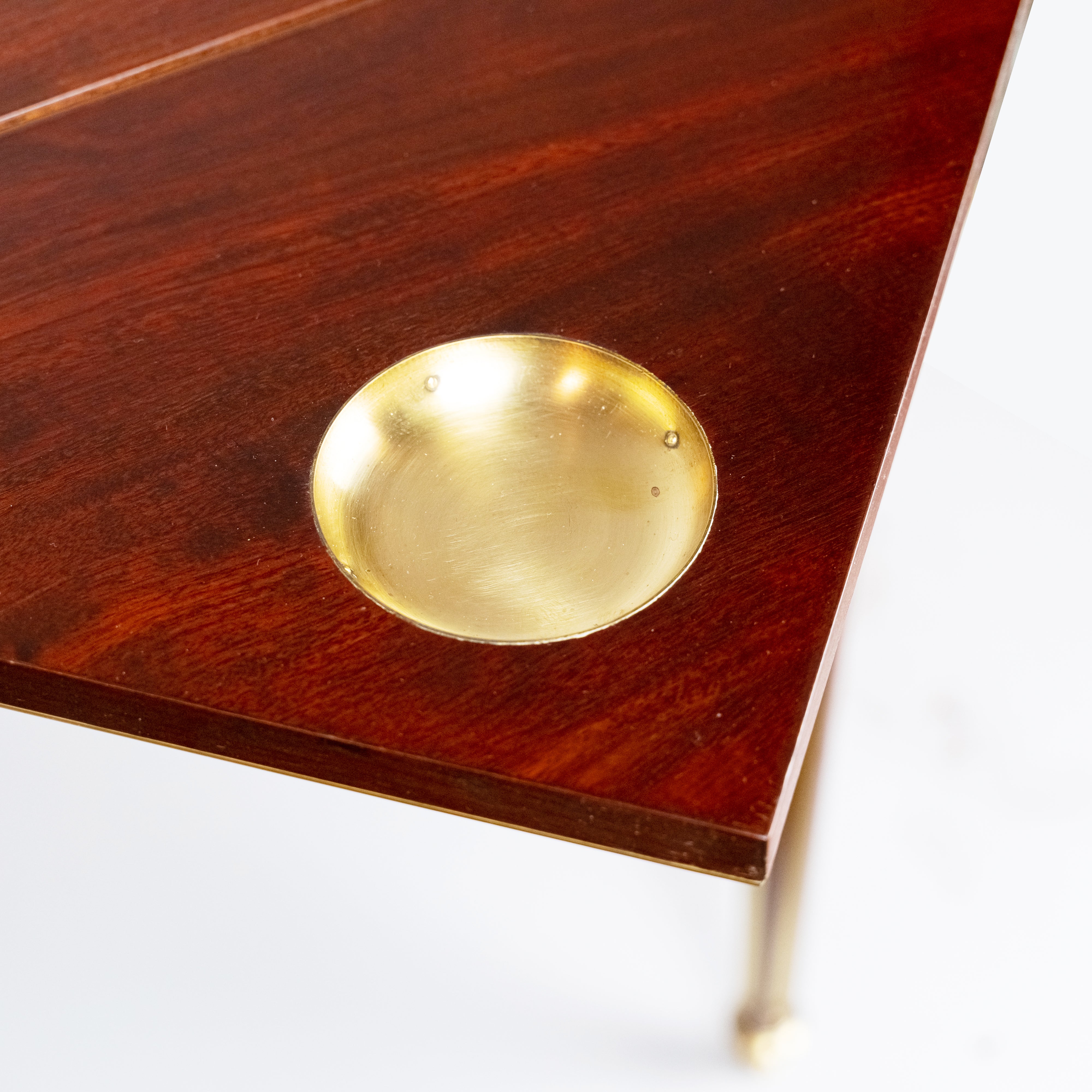 Antique fine mahogany card table in the style of Jacob
