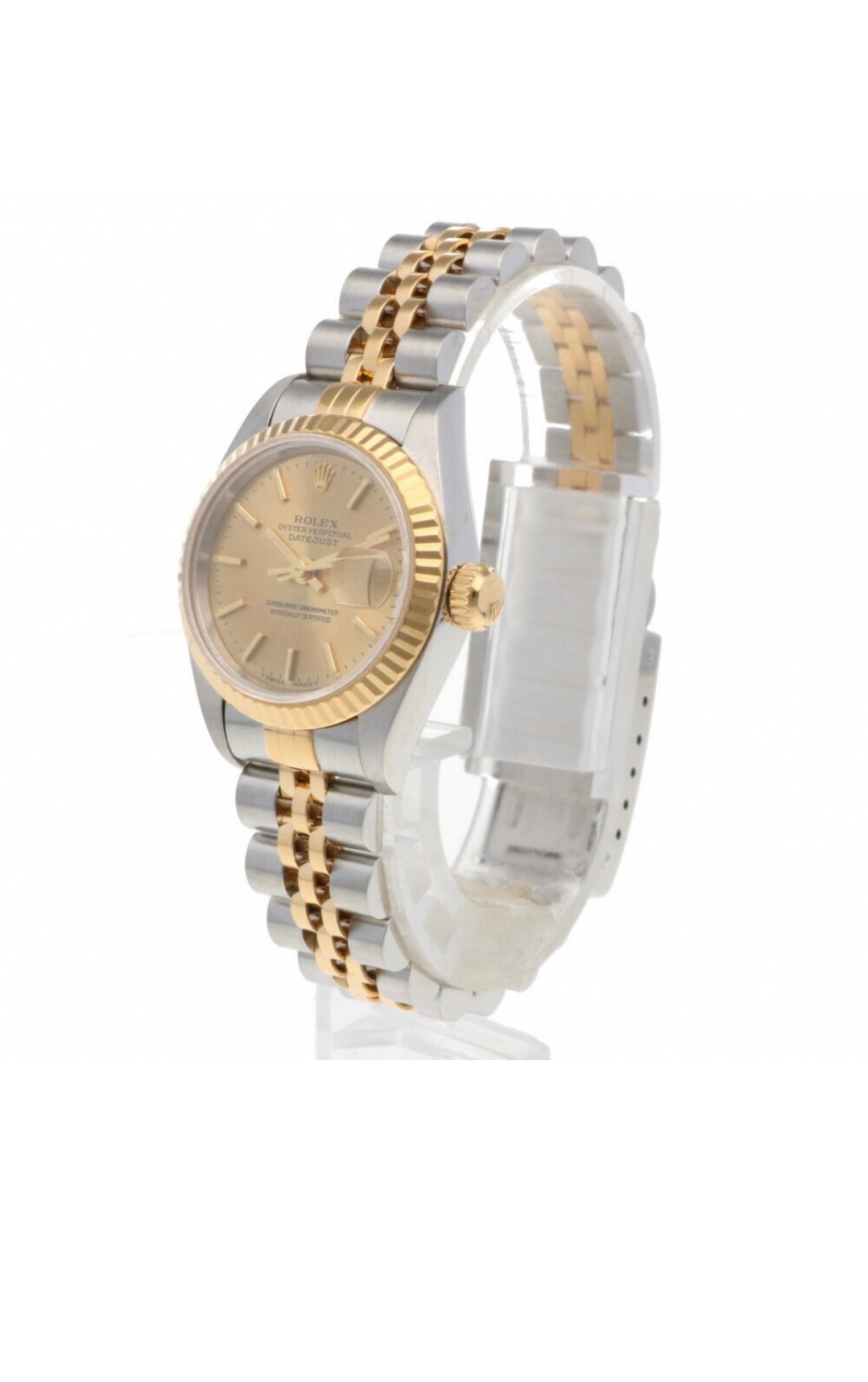Full set Vintage Stainless steel & Yellow Gold Rolex Datejust with a jubilee bracelet