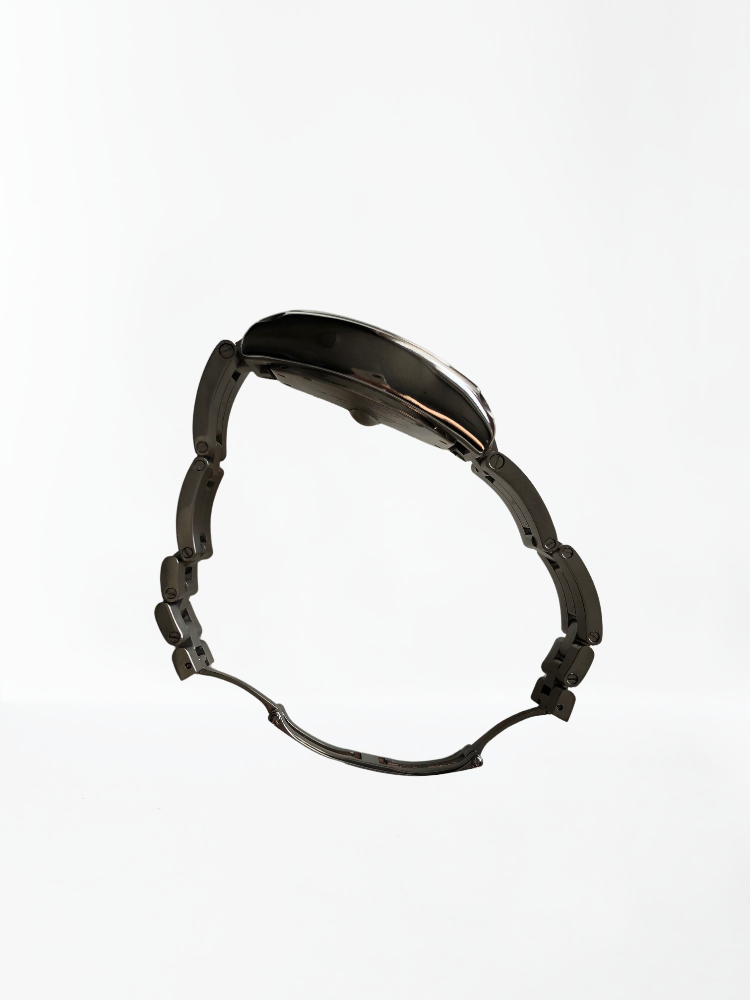 Pre-owned stainless steel Cartier Roadster Chronograph 2618 with box