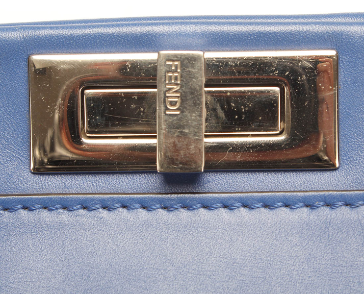 Blue FENDI PEEKABOO Monster MEDIUM SIZE handbag