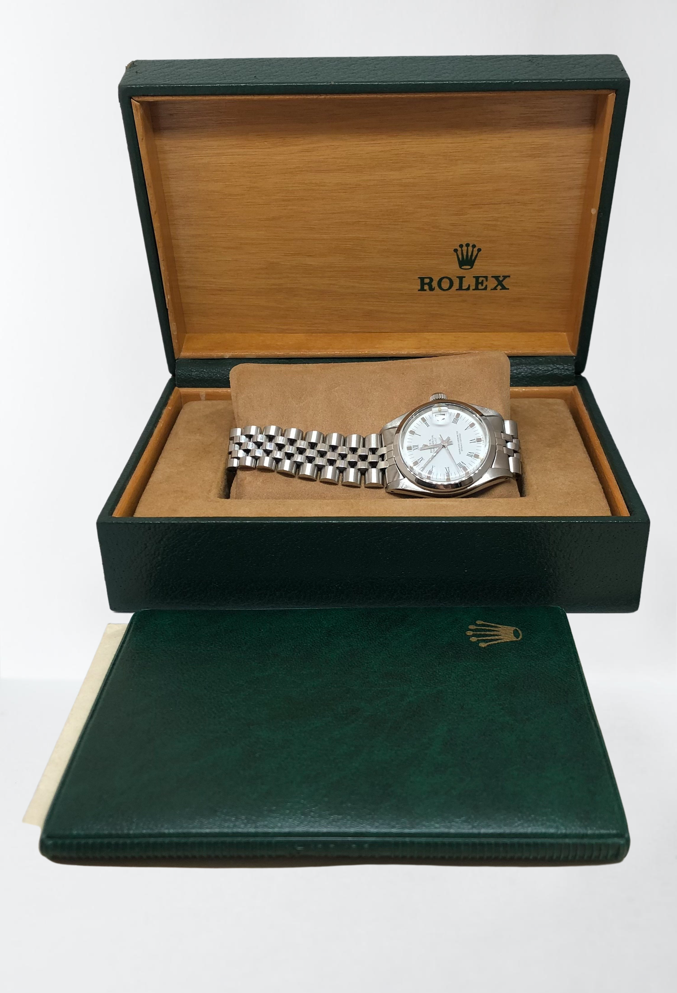 Full set Rolex Datejust stainless steel the year 1983 with 31mm dial
