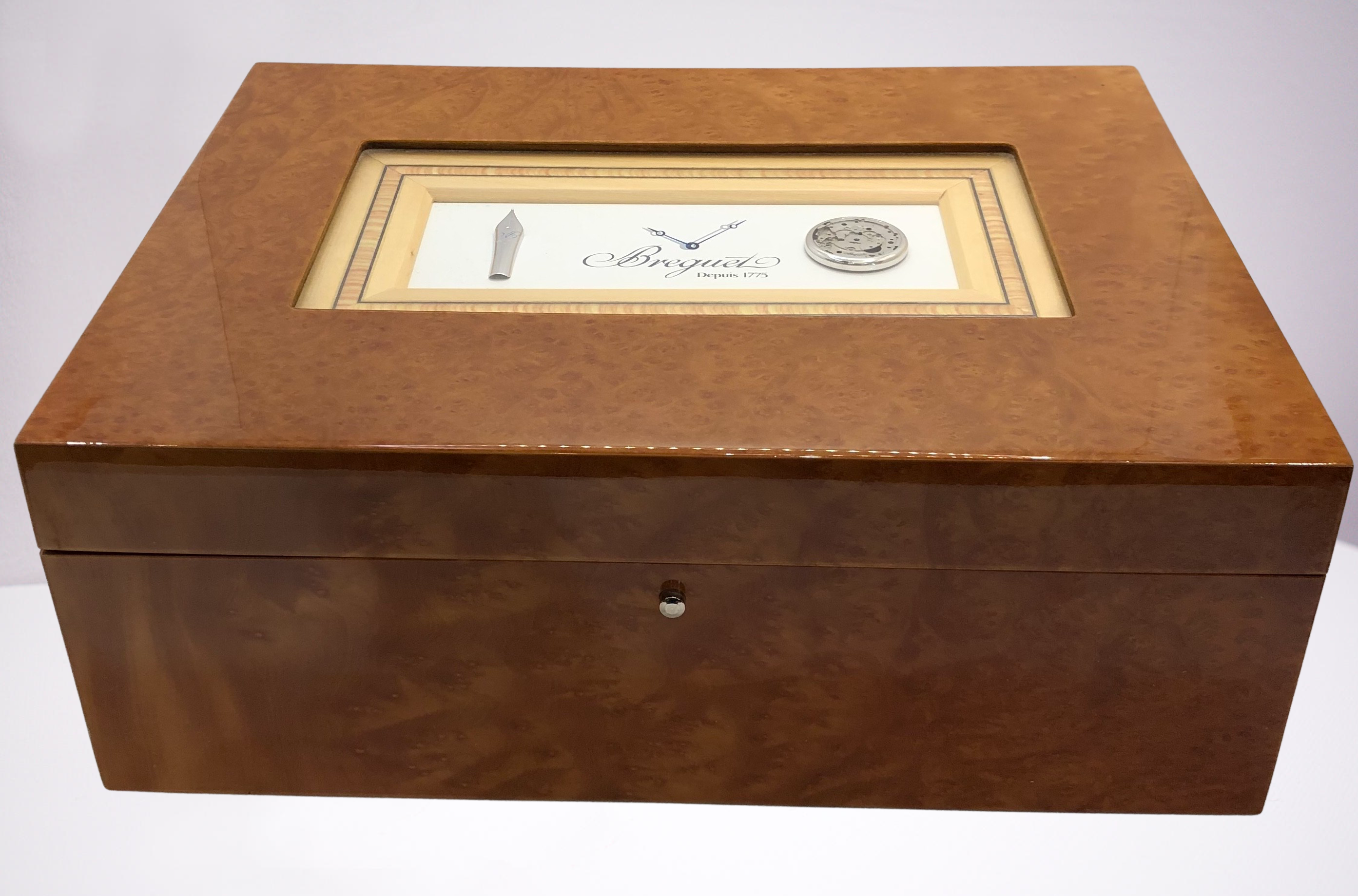 BREGUET: JUEGO DE 3 INSTRUMENTOS DE ESCRITURA EN PLATA DE LEY