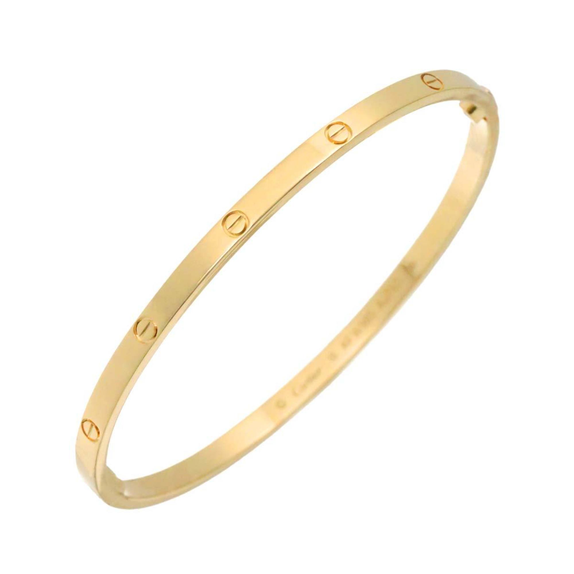 Pre-owned Cartier LOVE bracelet the medium model in 18K yellow gold with the box and receipt