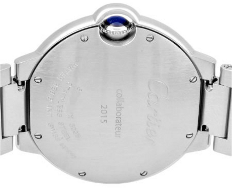 Reloj de pulsera Ballon Bleu De Cartier 2015 de 36 mm en juego completo
