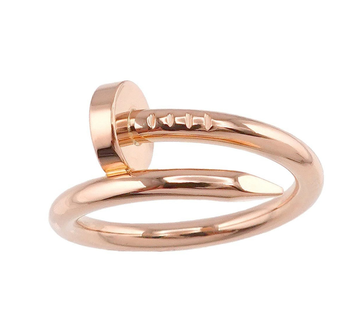 Anillo Cartier Juste un clou de oro rosa de 18k con certificado y caja original
