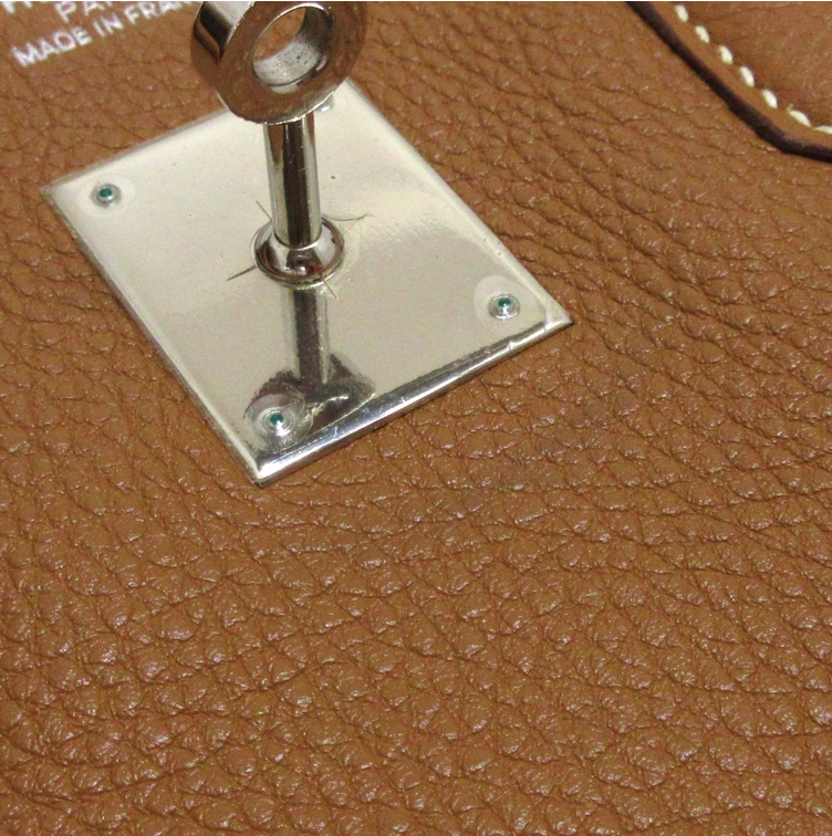 Hermés Birkin 35cm Gold Togo leather with palladium hardware
