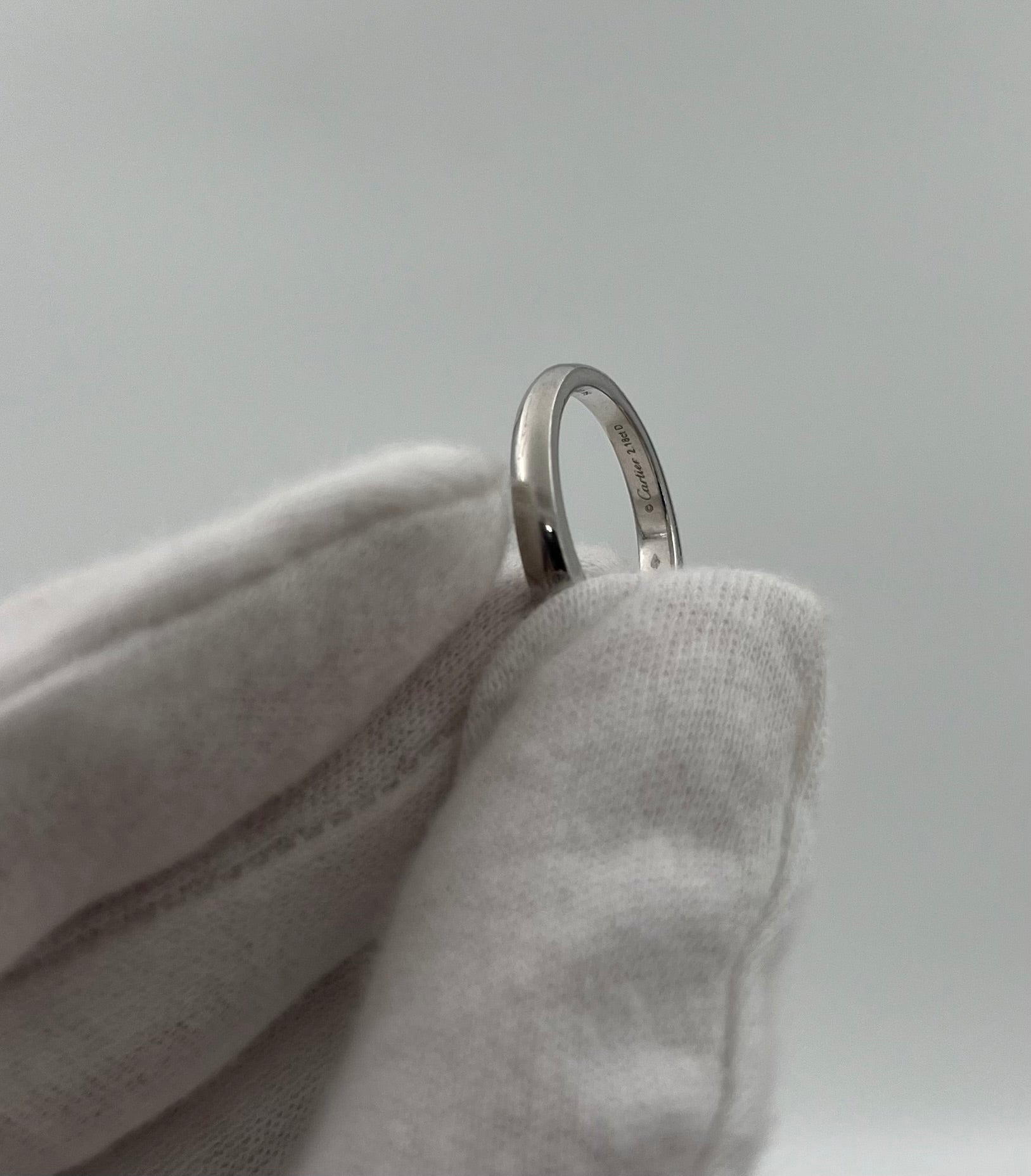Cartier 1895 Platinum Solitaire 2.18CT Diamond Engagement Ring