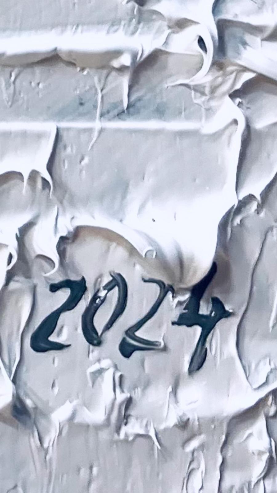 "Blanc de Titane" óleo sobre lienzo de Ieva Bondare