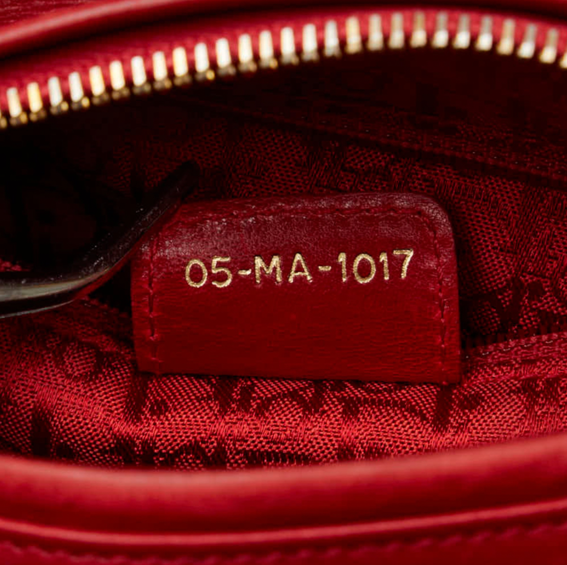 Bolso de cuero perforado de edición limitada 2017 Lady Dior de 2017 por Christian Dior