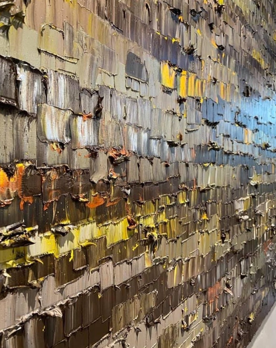 "Terra Pozzuoli" Oil on Canvas por Ieva Bondare