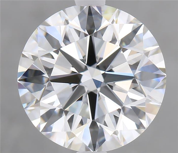 GIA certified VS1 clarity natural 2,83ct round brilliant cut loose diamond of H color