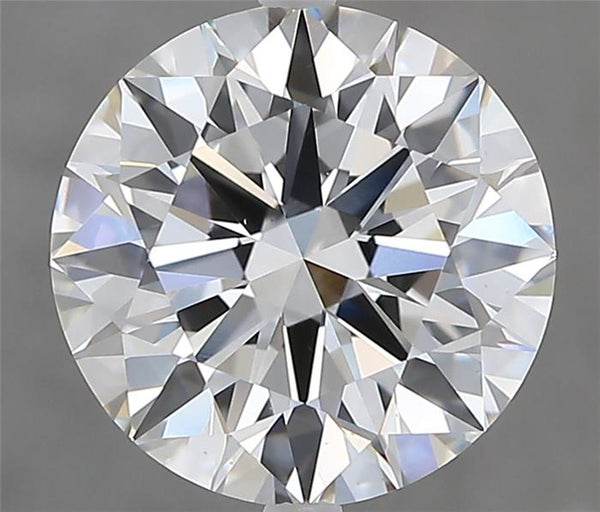 Diamante suelto natural de talla brillante redonda de 3,30 quilates con claridad VS1 certificado GIA de color G
