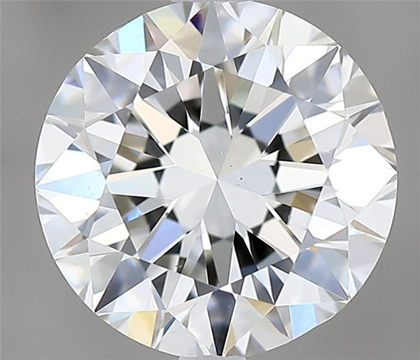 Diamante suelto redondo de talla brillante de 1,50 quilates natural con claridad VS1 certificado GIA de color H