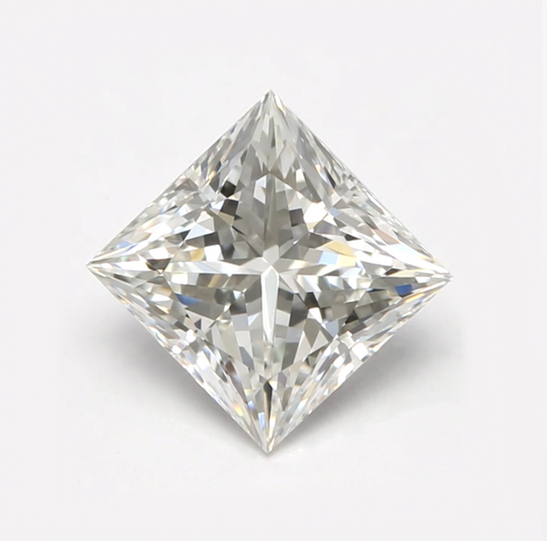 1 carat G color Princess cut IF clarity diamond