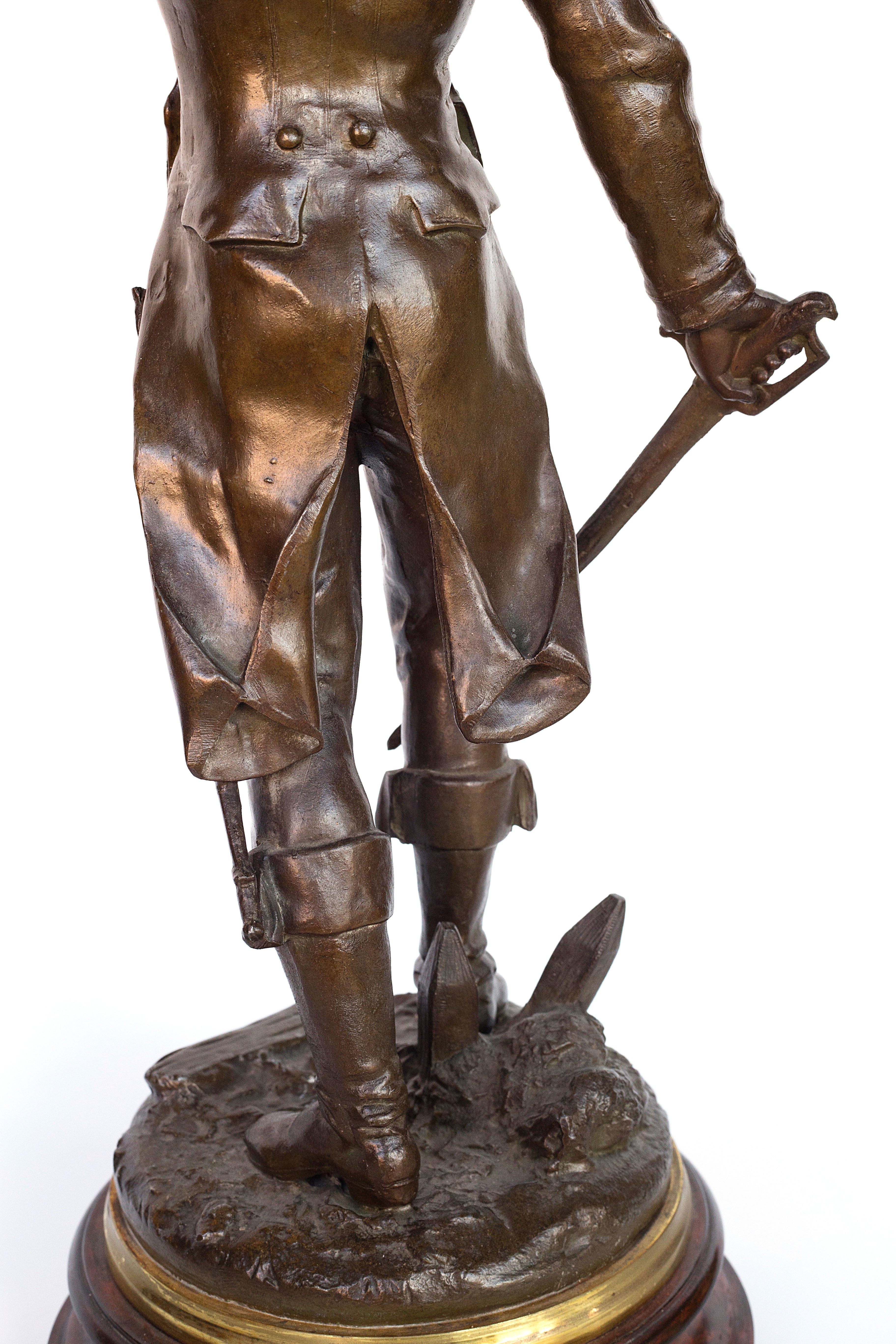 Pair of rare “LA Victoire” and “La Patrie en Danger” sculptures by Charles Anfrie