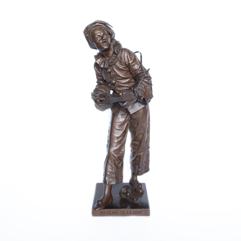 A vintage bronze sculpture by Pierre Ernest Bouret