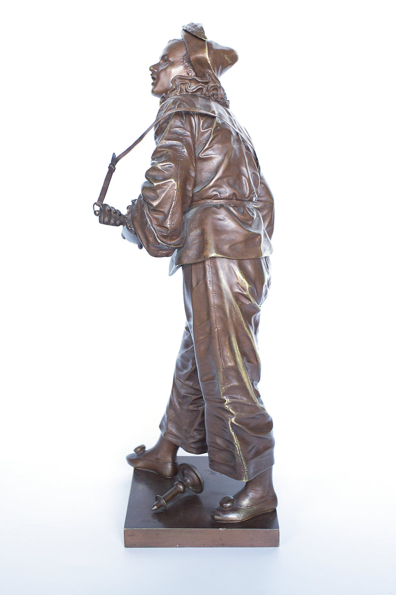 A vintage bronze sculpture by Pierre Ernest Bouret